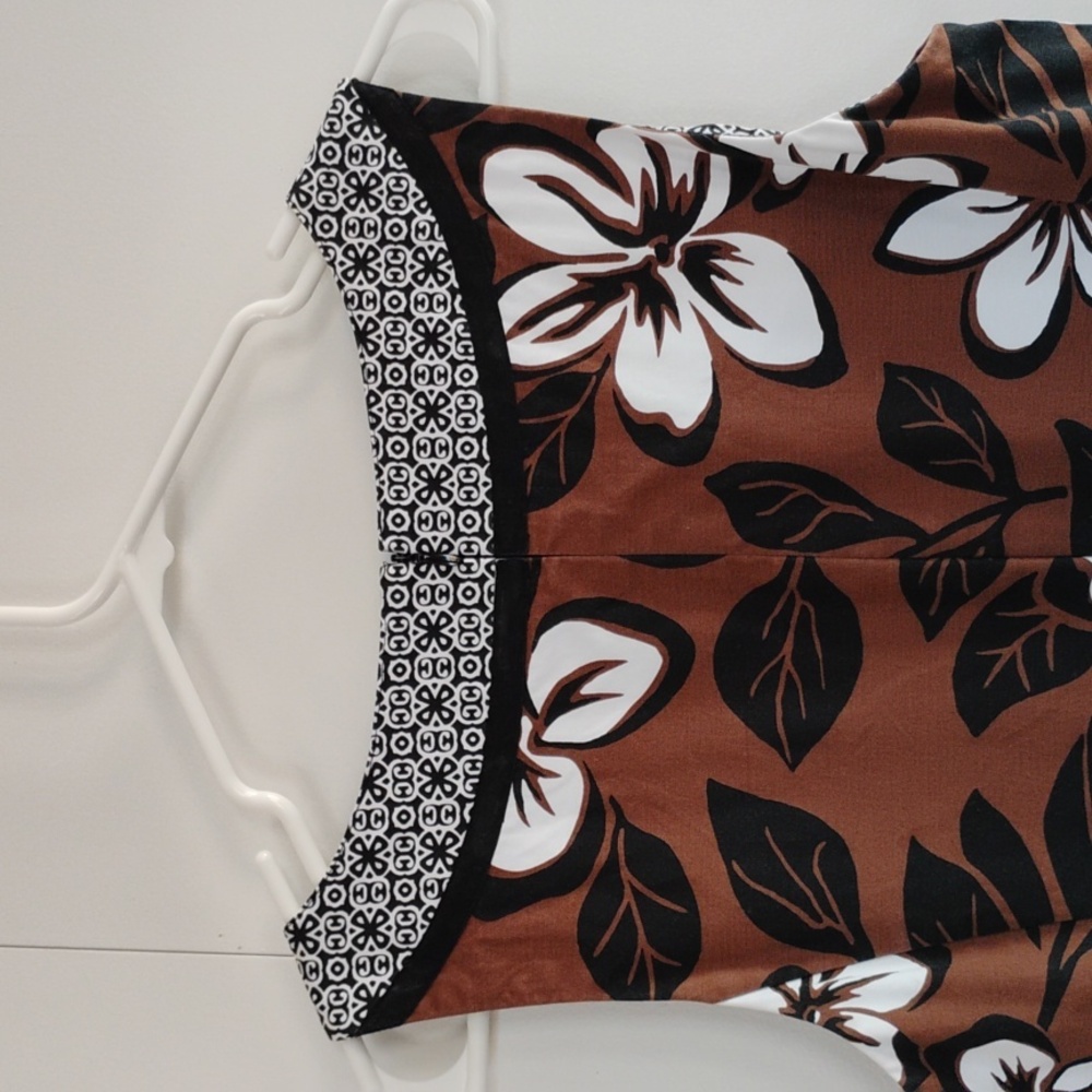 Tommy Bahama Brown and White Floral Dress - Picture 6 of 14